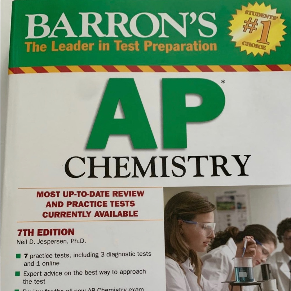 Barron’s AP Chemistry Prep Book